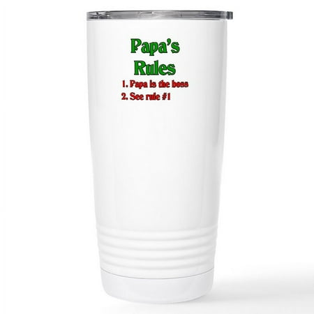 CafePress - Italian Papa s Rules Stainless Steel Travel Mug - Insulated Stainless Steel Travel Tumbler 20 oz.
CafePress - Italian Papa s Rules Stainless Steel Travel Mug - Insulated Stainless Steel Travel Tumbler 20 oz.