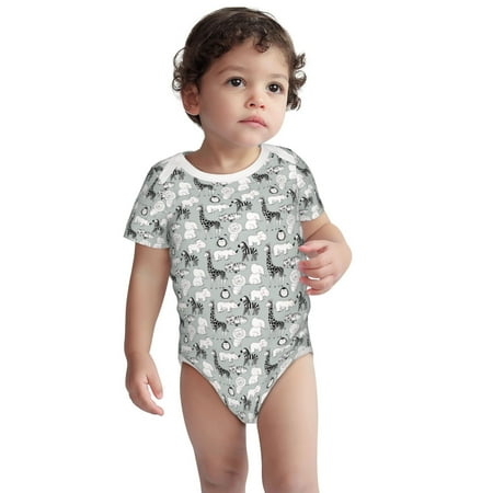 Haiem African Animals Printed Unisex-Baby Short Sleeve Onesies Bodysuits Unisex Babies Snap-Up Rompers-3 Months
Haiem African Animals Printed Unisex-Baby Short Sleeve Onesies Bodysuits Unisex Babies Snap-Up Rompers-3 Months