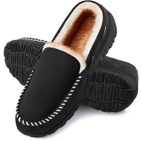 Berhood Mens Slippers Warm Memory Foam Slippers Fuzzy Plush Lining Moccasins for Men Indoor Outdoor Bedroom Shoes Black 12
Berhood Mens Slippers Warm Memory Foam Slippers Fuzzy Plush Lining Moccasins for Men Indoor Outdoor Bedroom Shoes Black 12