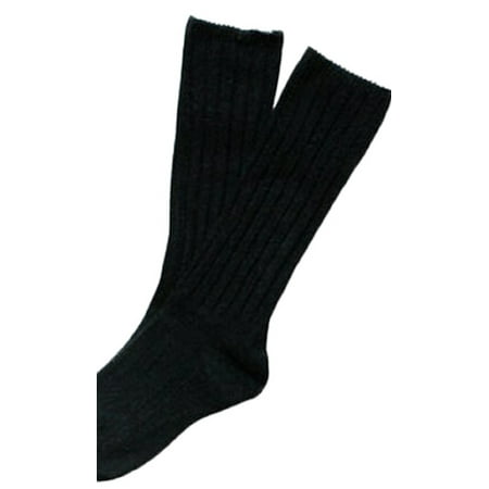 Lian LifeStyle Children 1 Pair Knee High Wool Socks Size 2-4Y (Black)