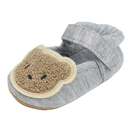 Toddler Girl Shoes Baby Girls Boys Cute Bear Pattern Toddler Shoes Indoor Shoes Cartoon Shoes ( Grey 12 )
Toddler Girl Shoes Baby Girls Boys Cute Bear Pattern Toddler Shoes Indoor Shoes Cartoon Shoes ( Grey 12 )