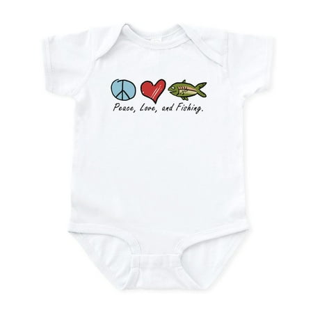 CafePress - Peace Love Fishing Infant Bodysuit - Baby Light Bodysuit Size Newborn - 24 Months
CafePress - Peace Love Fishing Infant Bodysuit - Baby Light Bodysuit Size Newborn - 24 Months