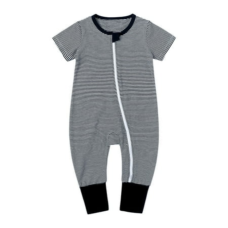 Binmer Toddler Baby Boys Girls Cute Stripe Pattern Short Sleeve Double Zipper Romper Jumpsuit
Binmer Toddler Baby Boys Girls Cute Stripe Pattern Short Sleeve Double Zipper Romper Jumpsuit