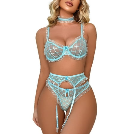ZMHEGW Underwear Women Seamless Underwire Bra Thong Garter Belt Set Lingerie G String Lingerie Set
ZMHEGW Underwear Women Seamless Underwire Bra Thong Garter Belt Set Lingerie G String Lingerie Set