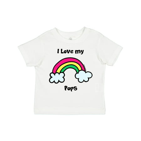 Inktastic I Love My Pops Gift Toddler Boy or Toddler Girl T-Shirt