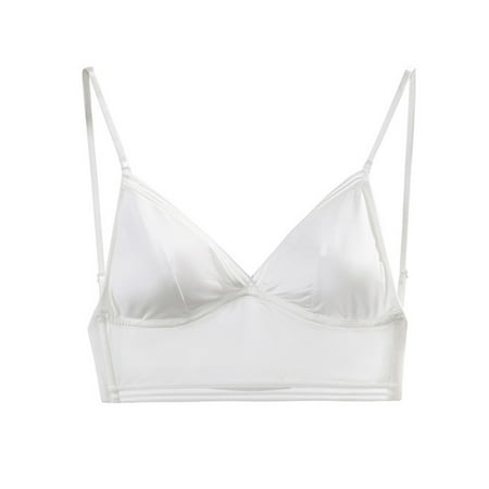 Satin Crop Tops Womens No Steel Ring French Underwear Big Open Back Beautiful Back U Shaped Bra Summer Ultra Thin Bud Bra
Satin Crop Tops Womens No Steel Ring French Underwear Big Open Back Beautiful Back U Shaped Bra Summer Ultra Thin Bud Bra