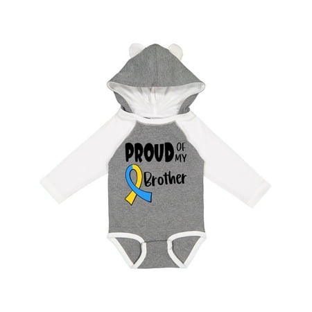 Inktastic Proud of my Brother Down Syndrome Awareness Gift Baby Boy or Baby Girl Long Sleeve Bodysuit
Inktastic Proud of my Brother Down Syndrome Awareness Gift Baby Boy or Baby Girl Long Sleeve Bodysuit
