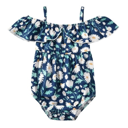 YWDJ 0-12Months Toddler Girls Summer Cute Flowers Ruffles Pleated Suspenders One-piece Swimsuit Dark Blue 3-6 Months
YWDJ 0-12Months Toddler Girls Summer Cute Flowers Ruffles Pleated Suspenders One-piece Swimsuit Dark Blue 3-6 Months