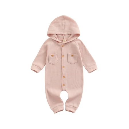 Huakaishijie Newborn Baby Boy Girl Romper Hooded Outfit Clothes Waffle Cotton Button Jumpsuits
Huakaishijie Newborn Baby Boy Girl Romper Hooded Outfit Clothes Waffle Cotton Button Jumpsuits