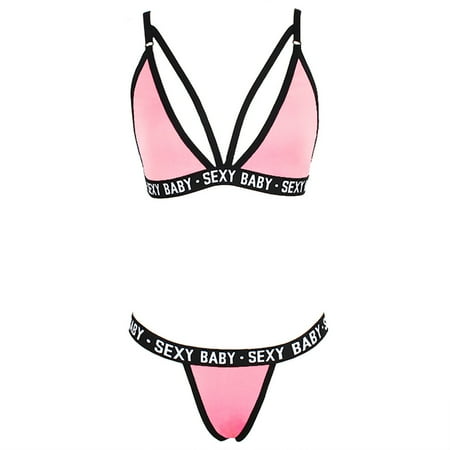 〖Roliyen〗Lingerie For Women Set Lingerie Patchwork Women G-String Underwear Letter Fashion Solid
〖Roliyen〗Lingerie For Women Set Lingerie Patchwork Women G-String Underwear Letter Fashion Solid