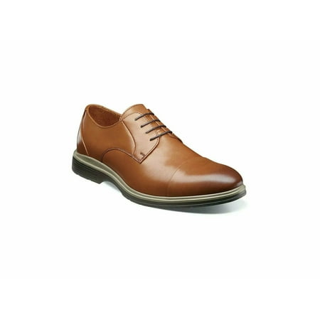 Stacy Adams Teven Cap Toe Lace Up Leather Walking Shoes Sienna 25523-243