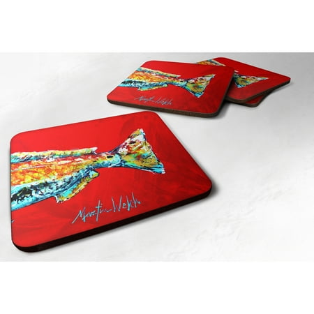 Carolines Treasures MW1141BFC Red Fish Alphonzo Tail Foam Coaster Set of 4 3 1/2 x 3 1/2 multicolor
Carolines Treasures MW1141BFC Red Fish Alphonzo Tail Foam Coaster Set of 4 3 1/2 x 3 1/2 multicolor