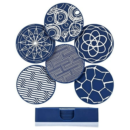 6Pcs Drink Coasters Round Silicone Rubber Cup Pad with Storage Box Suitable for Bar Table Decoration Protect Desktop
6Pcs Drink Coasters Round Silicone Rubber Cup Pad with Storage Box Suitable for Bar Table Decoration Protect Desktop