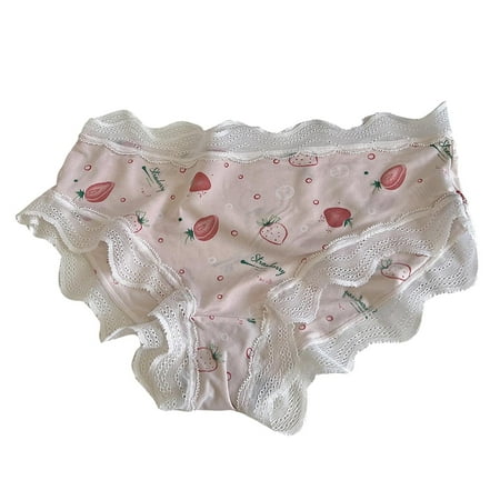 CLZOUD Cheeky Plus Size Underwear Pink Nylon Spandex Women Fruit Cute Print Ice Panties Pure Cotton Crotch Breathable Briefs Xs
CLZOUD Cheeky Plus Size Underwear Pink Nylon Spandex Women Fruit Cute Print Ice Panties Pure Cotton Crotch Breathable Briefs Xs