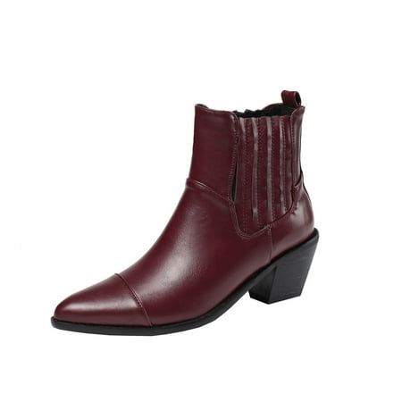 jsaierl Plus Size Ladies Autumn And Winter Boots Pointed Toe Thick High-heeled Boots
jsaierl Plus Size Ladies Autumn And Winter Boots Pointed Toe Thick High-heeled Boots