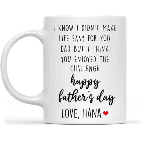Life Not Easy Coffee Mug Funny Gifts For Dad Custom Kids Name Gifts Ideas For Dad Men From Son Fathers Day Birthday Christmas Xmas White 11 15oz Ceramic Novelty Cup
Life Not Easy Coffee Mug Funny Gifts For Dad Custom Kids Name Gifts Ideas For Dad Men From Son Fathers Day Birthday Christmas Xmas White 11 15oz Ceramic Novelty Cup