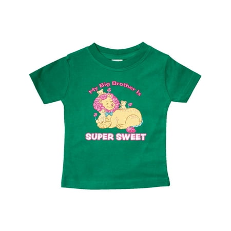 Inktastic My Big Brother Is Super Sweet Cotton Candy Lions Gift Baby Boy or Baby Girl T-Shirt
Inktastic My Big Brother Is Super Sweet Cotton Candy Lions Gift Baby Boy or Baby Girl T-Shirt