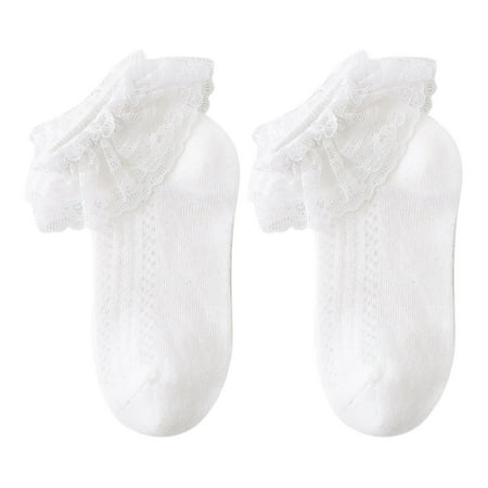 CHOMOEN Kids Baby Girls Sweet Ruffle Lace Trim Cotton Socks Mesh Toddler Dance Hosiery
CHOMOEN Kids Baby Girls Sweet Ruffle Lace Trim Cotton Socks Mesh Toddler Dance Hosiery
