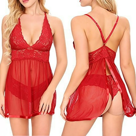 Qcmgmg Deep V Lingerie Babydoll for Women Sleepwear Floral Sexy Bodysuit Mesh Chemise
Qcmgmg Deep V Lingerie Babydoll for Women Sleepwear Floral Sexy Bodysuit Mesh Chemise