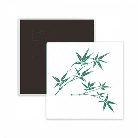 Painting Green Culture Square Ceracs Fridge Magnet Keepsake Memento