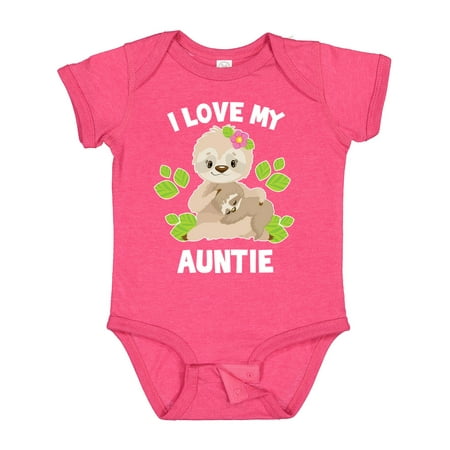 Inktastic Cute Sloth I Love My Auntie with Green Leaves Gift Baby Boy or Baby Girl Bodysuit
Inktastic Cute Sloth I Love My Auntie with Green Leaves Gift Baby Boy or Baby Girl Bodysuit