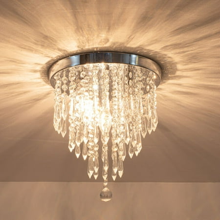 TUOKE Crystal Chandelier Modern Flush Mount Ceiling Light 11.8 x 11.8 in Mini Chandeliers for Bedroom Dining Room Living Room
TUOKE Crystal Chandelier Modern Flush Mount Ceiling Light 11.8 x 11.8 in Mini Chandeliers for Bedroom Dining Room Living Room