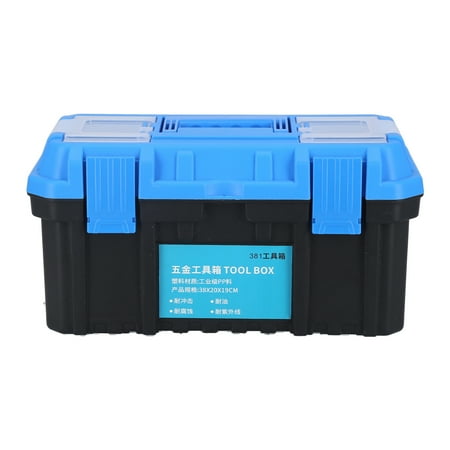 Tool Box PP Plastic Portable Hardware Parts Storage Case Double Layer Electrician Suitcase 381Medium
Tool Box PP Plastic Portable Hardware Parts Storage Case Double Layer Electrician Suitcase 381Medium
