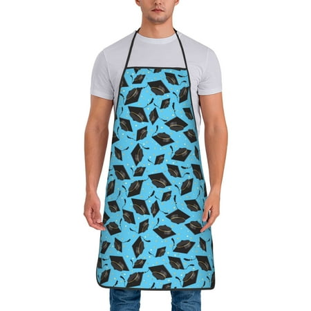 Naloa 1Pack Adjustable Bib Apron Waterdrop Resistant Cooking Kitchen Aprons for Women Men Chef Graduation Hats2 Print
Naloa 1Pack Adjustable Bib Apron Waterdrop Resistant Cooking Kitchen Aprons for Women Men Chef Graduation Hats2 Print