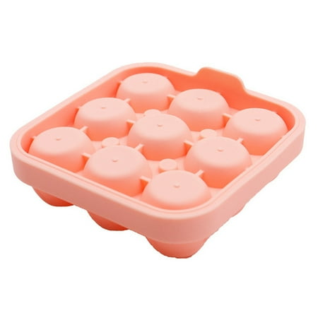 Silicone Molds Ice Tray 9 Grid Ice Molds Home Bar Party Use Round Ice Cube-Makers Kitchen DIY Ice Cream Moulds -1
Silicone Molds Ice Tray 9 Grid Ice Molds Home Bar Party Use Round Ice Cube-Makers Kitchen DIY Ice Cream Moulds -1