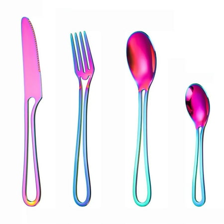 Silverware Set with Hollow Handle Durable Rust-resistant Utensil for Banquets Weddings Festivals Multicolour 4-piece Set
Silverware Set with Hollow Handle Durable Rust-resistant Utensil for Banquets Weddings Festivals Multicolour 4-piece Set