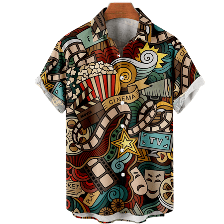 MLFU Men s and Big Men s Musical Collared Button Down Tops Shirt Regular Slim-Fit Bowling Shirts Plus Size Men
MLFU Men s and Big Men s Musical Collared Button Down Tops Shirt Regular Slim-Fit Bowling Shirts Plus Size Men