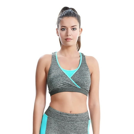 Freya Epic Womens Underwire Crop Top Sports Bra with Molded Inner