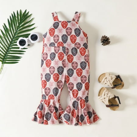NIUREDLTD Toddler Girls Easter Sleeveless Cartoon Prints Romper Bell Bottoms Jumpsuit Clothes
NIUREDLTD Toddler Girls Easter Sleeveless Cartoon Prints Romper Bell Bottoms Jumpsuit Clothes