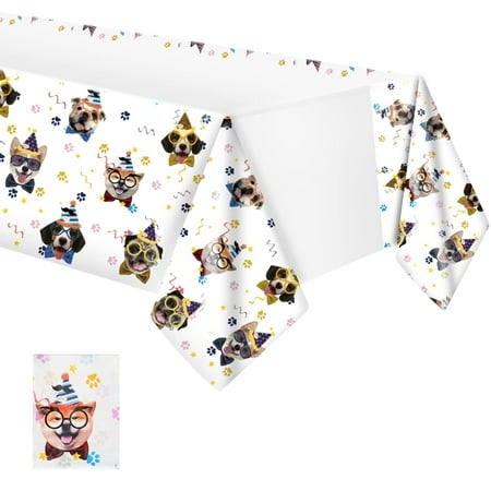 1 Pieces Puppy Print Plastic Tablecloth Disposable Table Cover Puppy Themed Birthday Party Decorations for Dog Party Supplies (71 Inch x 54 Inch)
1 Pieces Puppy Print Plastic Tablecloth Disposable Table Cover Puppy Themed Birthday Party Decorations for Dog Party Supplies (71 Inch x 54 Inch)