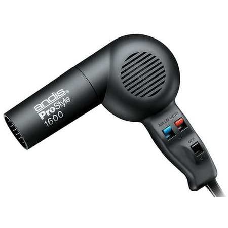 ANDIS PD-2A Hair Dryer, Handheld, Black, 1600 Watts