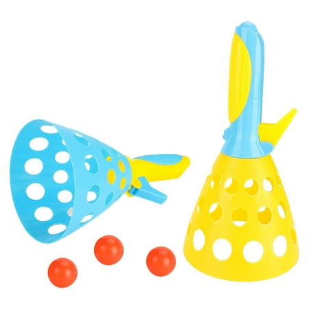1 Set Launching Throw Toys Catch Balls Playthings Click Catch Balls Toys for Outdoor