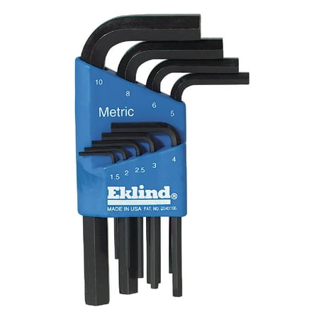 Eklind Tool Eklind 9-Piece Metric Short Arm Hex Key Set