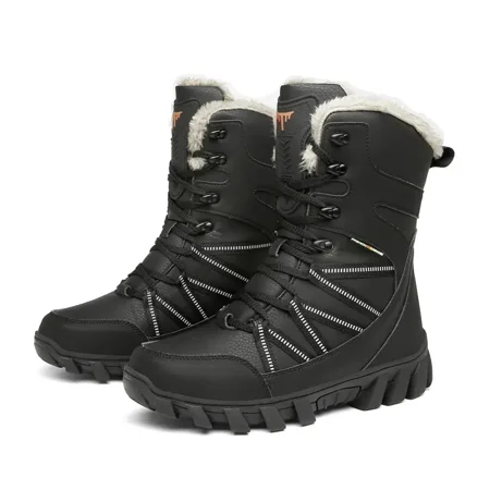New Men‘s Warm Plush Lining Comfortable Lace Up Non-Slip Combat Boots Waterproof Wear-resistant Outdoor Hiking Shoes Snow Boots Autumn & Winter
New Men‘s Warm Plush Lining Comfortable Lace Up Non-Slip Combat Boots Waterproof Wear-resistant Outdoor Hiking Shoes Snow Boots Autumn & Winter