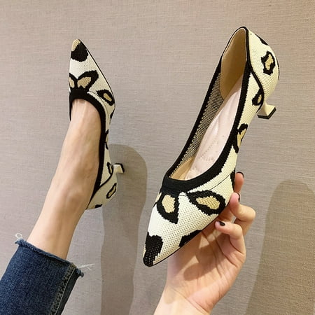 New Spring Autumn Pointed Toe Flying Woven High-heeled Princess Shoes Stiletto Knitted Shoes Breathable Knitted Shoes Pumps
New Spring Autumn Pointed Toe Flying Woven High-heeled Princess Shoes Stiletto Knitted Shoes Breathable Knitted Shoes Pumps