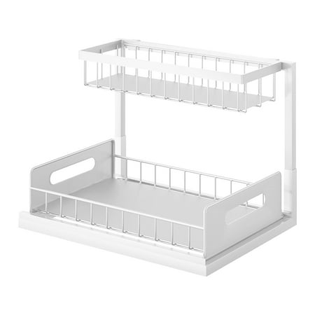 Under Sink Organizer Space Saving Sliding Basket Pull-out For Kitchen 2 Tiers
Under Sink Organizer Space Saving Sliding Basket Pull-out For Kitchen 2 Tiers