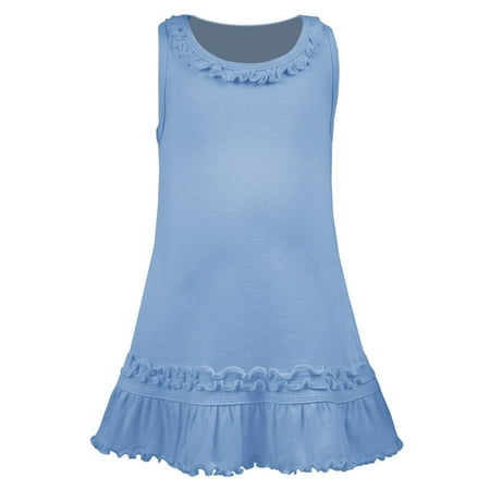 Kavio I1C0330 Infants Sunflower Dress-Blue-24M