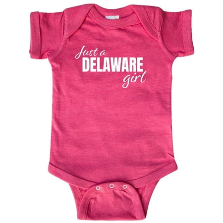 Inktastic Just a Delaware Girl Born and Raised Gift Baby Girl Bodysuit