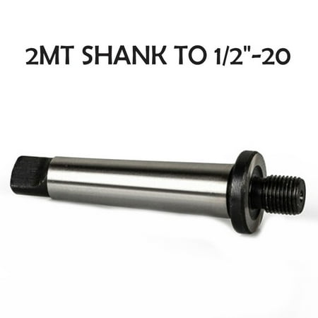 2MT Shank To 1/2 -20 Threaded Drill Chuck Arbor Morse Taper MT2 Adapter