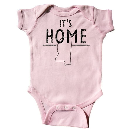 Inktastic It s Home- State of Mississippi Outline Distressed Text Gift Baby Boy or Baby Girl Bodysuit 
Inktastic It s Home- State of Mississippi Outline Distressed Text Gift Baby Boy or Baby Girl Bodysuit