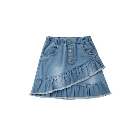 Toddler Baby Girls A-line Pleated Mini Ruffles Skirts Summer High Waist Denim Skirt
Toddler Baby Girls A-line Pleated Mini Ruffles Skirts Summer High Waist Denim Skirt