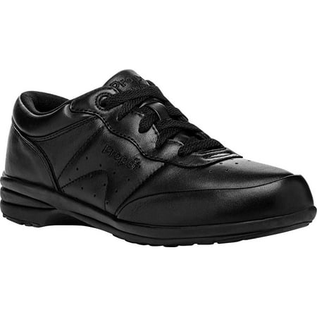 Women s Propet Slip-Resistant Washable Walker Black Full Grain Leather 10 4A