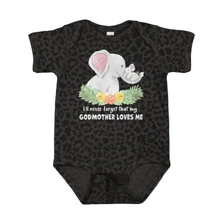 Inktastic I ll Never Forget That My Godmother Loves Me Cute Elephants Gift Baby Boy or Baby Girl Bodysuit
Inktastic I ll Never Forget That My Godmother Loves Me Cute Elephants Gift Baby Boy or Baby Girl Bodysuit