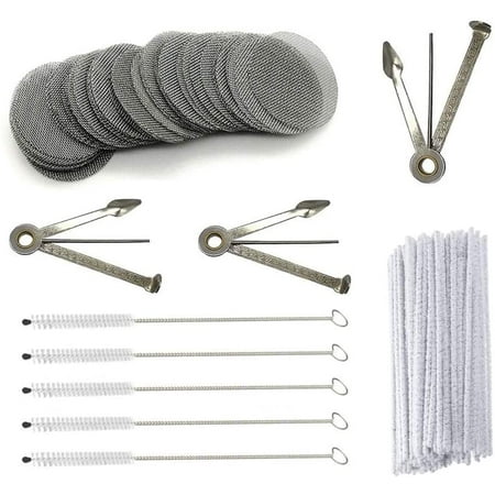 50 Pieces Pipe Screen Filters for Pipe Cleaning Tool 50 Pack Bristle Pipe Cleaner 5 Pieces Straw Cleaning Brushes 3 Pieces 3-in-1 Pipe Reamer Tool for Pipe Teapot Drinkware Cleaning
50 Pieces Pipe Screen Filters for Pipe Cleaning Tool 50 Pack Bristle Pipe Cleaner 5 Pieces Straw Cleaning Brushes 3 Pieces 3-in-1 Pipe Reamer Tool for Pipe Teapot Drinkware Cleaning