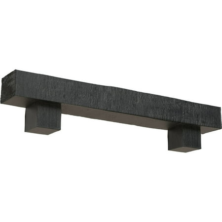 Ekena Millwork 4 H x 8 D x 72 W Rough Cedar Faux Wood Fireplace Mantel Kit w/ Alamo Corbels Aged Ash
Ekena Millwork 4 H x 8 D x 72 W Rough Cedar Faux Wood Fireplace Mantel Kit w/ Alamo Corbels Aged Ash