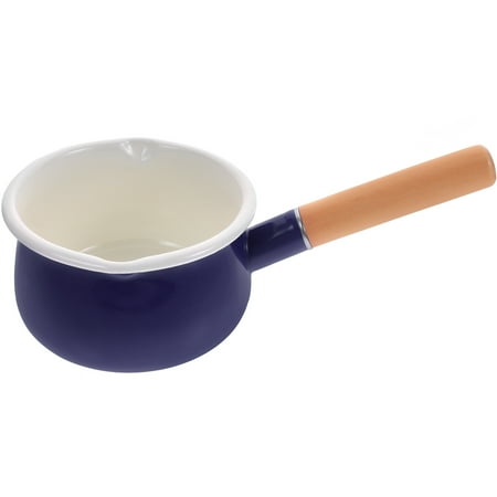 Small Enamel Milk Pot Non-stick Milk Pot Kitchen Milk Heating Pot Wooden Handle Milk Pot
Small Enamel Milk Pot Non-stick Milk Pot Kitchen Milk Heating Pot Wooden Handle Milk Pot